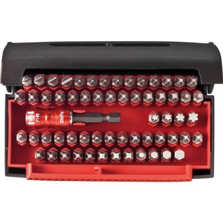 WIHA 07943 - Jeu d'embouts Collector Standard 25 mm assortis 1/4" en coffret (62pcs.)