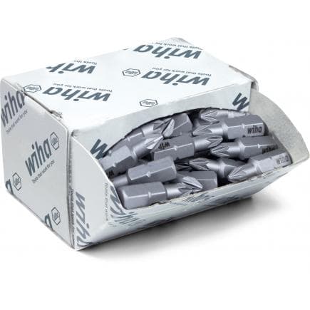 WIHA 08056 - Jeu d'embouts Standard 25 mm Pozidriv 1/4" en vrac (50 pcs.)