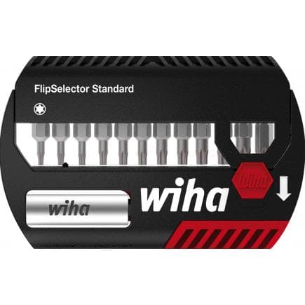 WIHA 39124 - Jeu d'embouts FlipSelector Standard 25 mm TORX® 1/4" (14 pcs.)