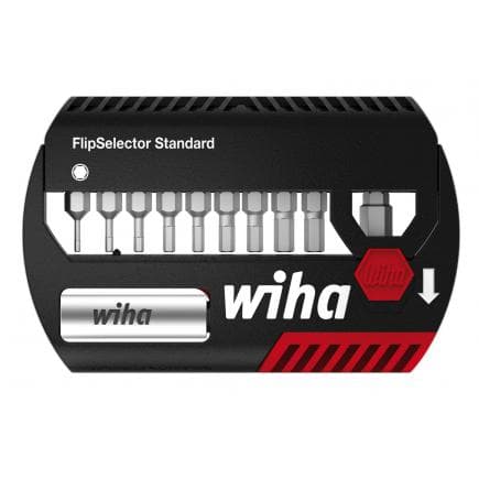 WIHA 39039 - Jeu d'embouts FlipSelector Standard 25 mm hexagonale 1/4" (12 pcs.)