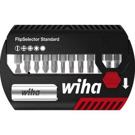 WIHA 39078 - Jeu d'embouts FlipSelector Standard 25 mm assortis 1/4" (14 pcs.)