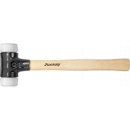 WIHA 26644 - Maillet Safety semi-dur/très dur avec manche en hickory et tête de frappe ronde