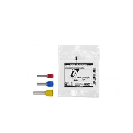 WIHA 43911 - Jeu de bornes à collier en plastique à code couleur 1 (FR) et DIN (lot muliple)