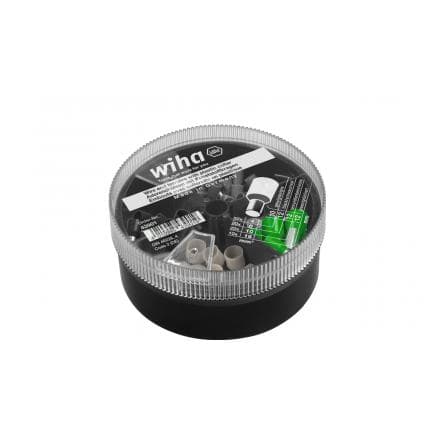 WIHA 43901 - Wire end sleeves with plastic collar set 4–16 mm² with colour code 2 (DE) (100pcs.)