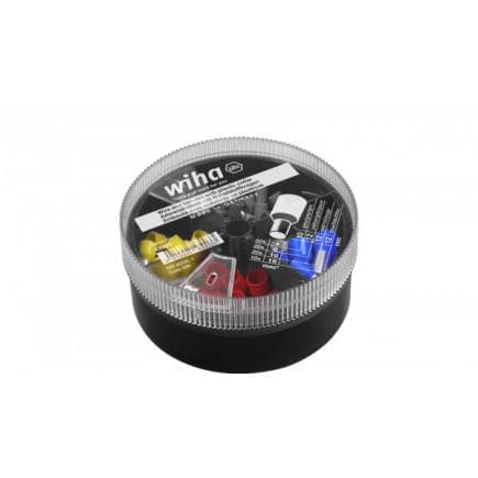 WIHA 43903 - Jeu de bornes à collier en plastique 4-16 mm² avec code DIN en pack