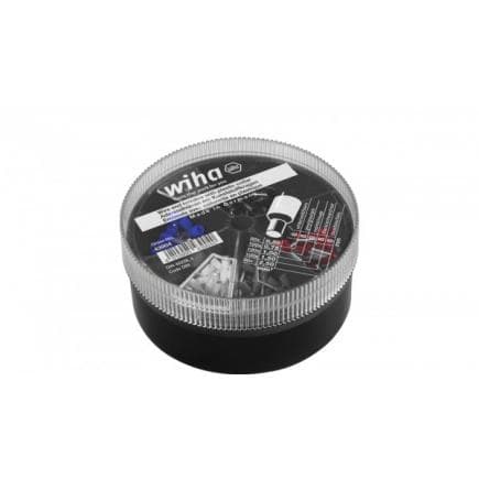 WIHA 43904 - Jeu de bornes à collier en plastique 0,5-2,5 mm² avec code DIN en pack