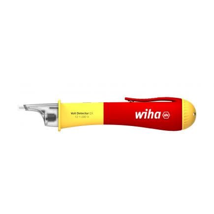 WIHA 44309 - Détecteur de phase Vol monophase antidéflagrant sans contact 12 – 1000 V CA avec 2 piles AAA