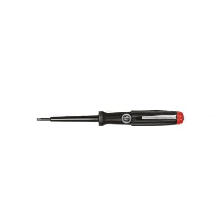WIHA 31771 - Détecteur de phase 150-250 vols fente noire avec agrafe sous blister