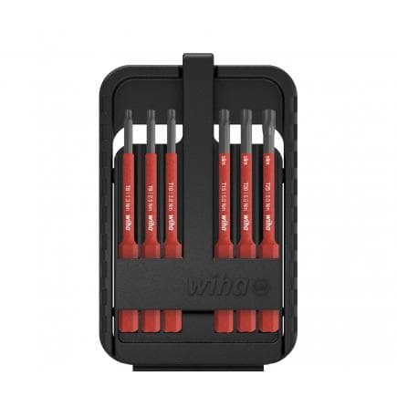 WIHA 43153 - Jeu d'embouts slimBit électriques 1000V TORX® en coffret slimBit (7 pcs.)
