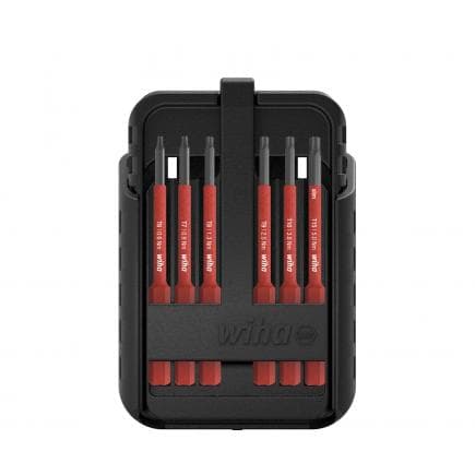 WIHA 43161 - Jeu d'embouts slimBit électriques 1000V TORX® et TORX PLUS® en coffret slimBit (13 pcs.)