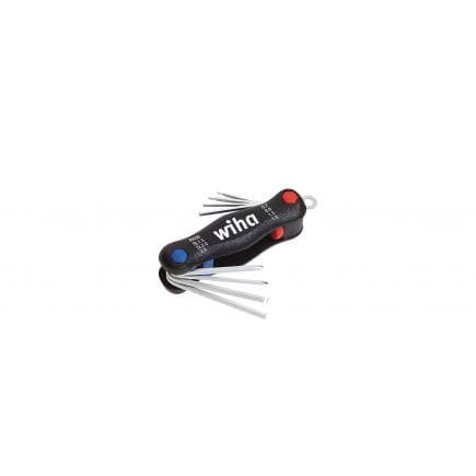 WIHA 27936 - Jeu de clés Allen Mulitool Mini PocketStar à fente, Phillips et hexagonale sous blister (8 pcs.)