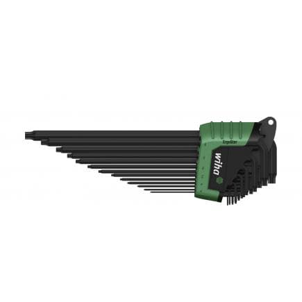 WIHA 43848 - Jeu de clés Allen dans support ErgoStar TORX® MagicSpring® oxyde noire sous blister (14 pcs.)
