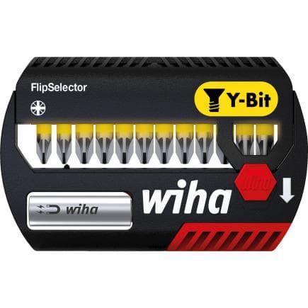 WIHA 41829 - Jeu d'embouts FlipSelector Y 25 mm Pozidriv 1/4" (14 pcs.)
