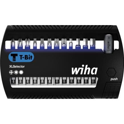 WIHA 41831 - Jeu d'embouts XLSelector T 50 mm Phillips, TORX® et hexagonale 1/4" (14 pcs.)