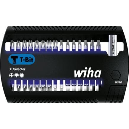 WIHA 41830 - Jeu d'embouts XLSelector T 25 mm Phillips, TORX® et hexagonale 1/4" (32 pcs.)