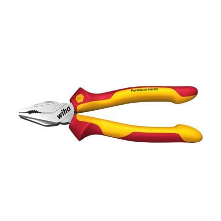 WIHA 26705 - Pince universelle Professional électrique 1000V avec DynamicJoint® et OptiGrip avec tranchant extra long
