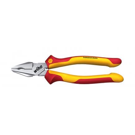 WIHA 26714 - Pince universelle Professional électrique 1000V avec DynamicJoint® et OptiGrip avec tranchant extra long