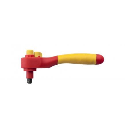 WIHA 43054 - Clé à cliquet isolée 1000V pour clé à douilles commutable 1/4"