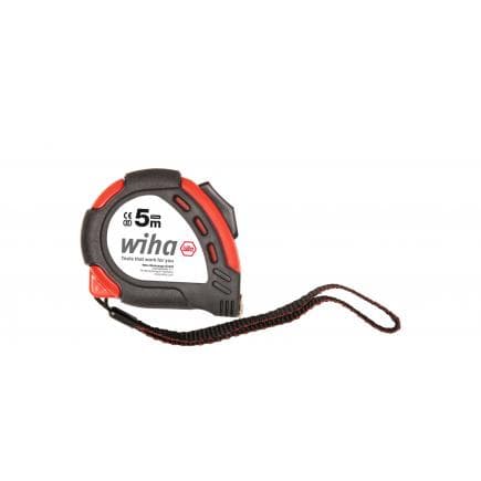 WIHA 33251 - Mètre à ruban de 5 m avec clip de ceinture