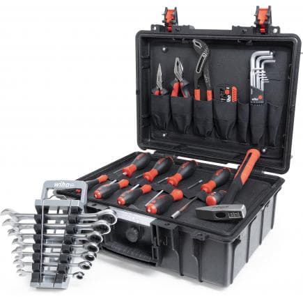 WIHA 45256 - Porte-outils de base L mécanicien (46 pcs.)