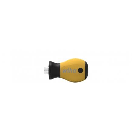 WIHA 32484 - Tournevis avec porte-embout magnétique ESD Stubby 1/4"