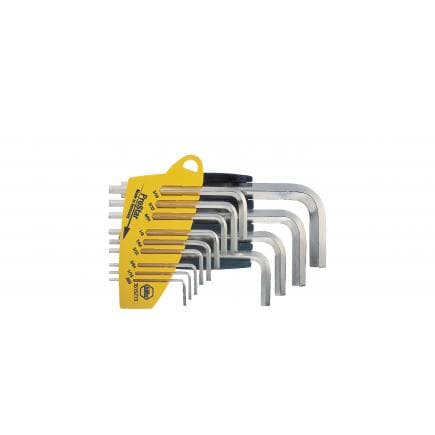 WIHA 25610 - Jeu de clés à douilles hexagonale nickelage brillant en pouces dans un support ProStar (13 pcs.)