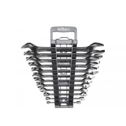 WIHA 44753 - Jeu de clés à fourche doubles avec support (13 pcs.)