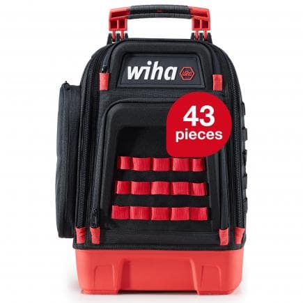 WIHA 45529 - Sac à dos à outils pour travaux mécaniques (43 pcs.)